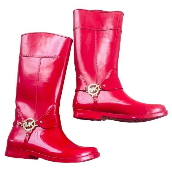 Michael KORS Fulton Harness Tall Rain Boots. - Picture 1 of 8